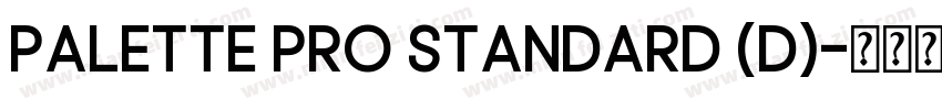 Palette Pro Standard (D)字体转换